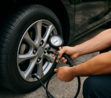 تنظیم باد و بررسی لاستیک‌ها در تابستان