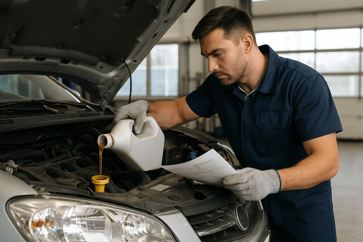 تصویر سرویس‌های دوره‌ای خودرو