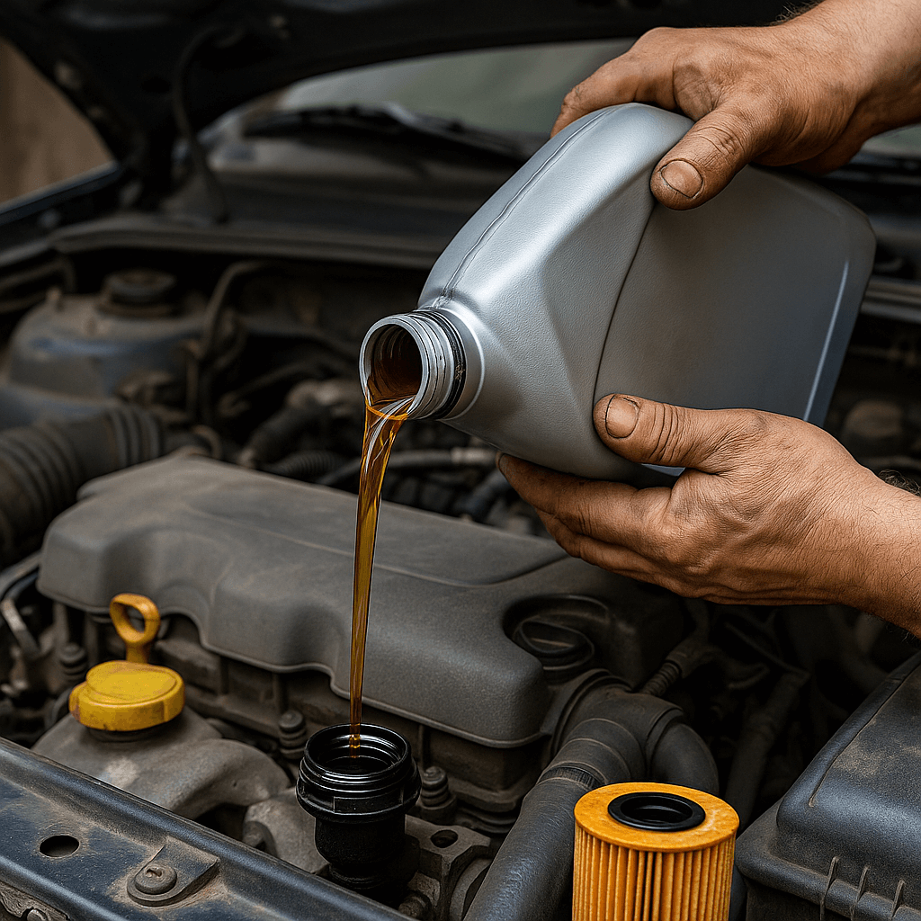 تصویر نکات مهم هنگام تعویض روغن موتور خودرو